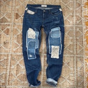 Free People Patch Denim